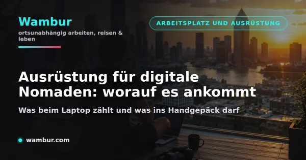 Vorschaubild: Ausrüstung. Was beim Laptop zählt und was ins Handgepäck darf